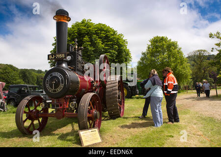 Royaume-uni, Angleterre, dans le Wiltshire, vapeur et Vintage Fair, 1909 Numéro du moteur de traction Burrell 2126 Banque D'Images