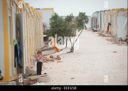 Bab al-Hawa, Syrie, camps de réfugiés à la frontière Syrian-Turkish Banque D'Images