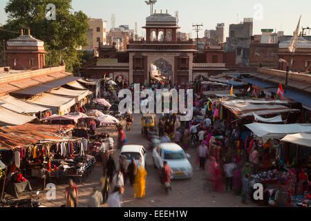 L'Inde, Rajasthan, Jodhpur, Sardar Market Banque D'Images