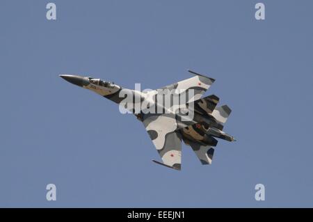 Avions de chasse russes Sukhoi Su-27 'Flanker' SMK Banque D'Images