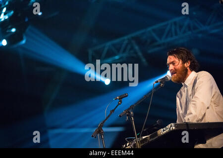 Alges, PORTUGAL : Chet Faker live au 3ème et dernier jour de Festival NOS vivants en Alges, Samedi, Juillet 12, 2014. Comprend : Chet Faker Où : Lisboa, Portugal Quand : 12 Oct 2014 Banque D'Images