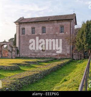 Église de Saint-Sébastien. San Sebastiano Al Palatino. Basilique de Saint Sébastien. Palantine Hill à Rome, Italie . Banque D'Images