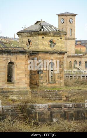 Maison de la pompe au Docks Govan à Glasgow, Ecosse Banque D'Images
