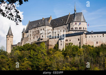 Château de Vianden, Luxembourg Banque D'Images