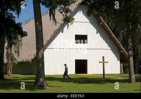 Mission San Luis, Tallahassee Banque D'Images
