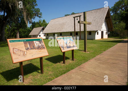 Mission San Luis, Tallahassee Banque D'Images