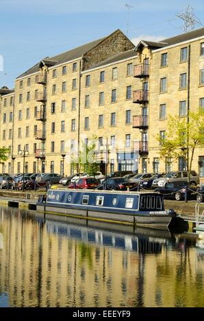 Spiers Quai du Forth et Clyde Canal à Port Dundas à Glasgow, Ecosse Banque D'Images