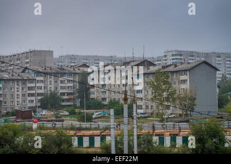 Russie:Irkoutsk est une des plus grandes villes de Sibérie Banque D'Images