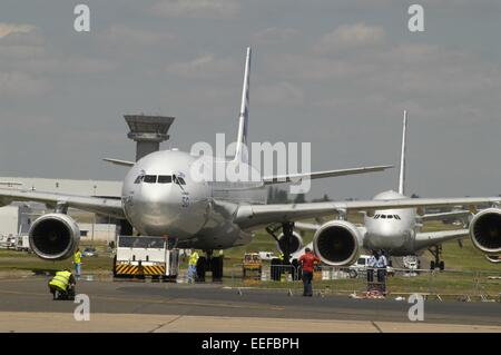 Avion de ligne Airbus 340/600 Banque D'Images