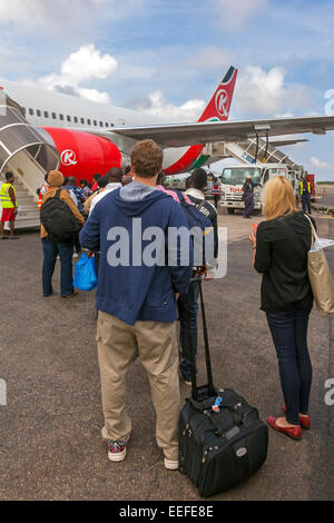 L'aéroport international de Kotoka à Accra, Ghana, Afrique Banque D'Images