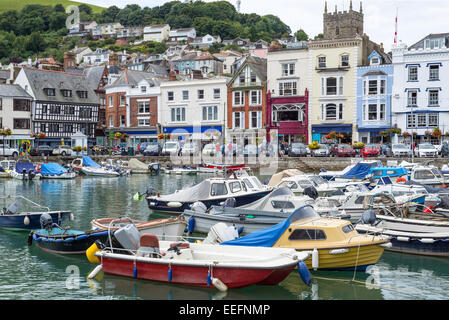 Dartmouth Port intérieur, Dartmouth, dans le sud du Devon, Angleterre Banque D'Images