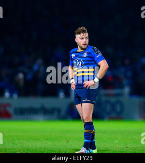 Dublin, Irlande. 17 Jan, 2015. European Rugby Champions Cup. Leinster contre Castres. Ian Madigan (Leinster) Credit : Action Plus Sport/Alamy Live News Banque D'Images