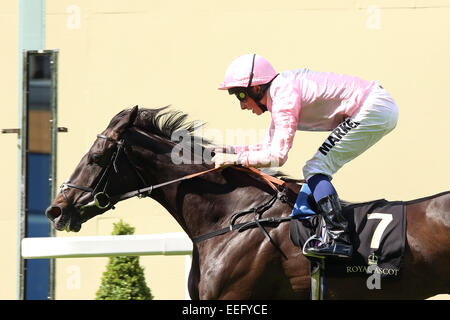 Le Royal Ascot, la fugue avec William Buick jusqu'gagne le Prince of Wales's Stakes Banque D'Images