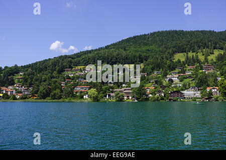 Tegernsee, Ortschaft Tegernsee, Wallberg, Oberbayern, Bayern, Deutschland, Europa, .Tegernsee sur le lac Tegernsee, Haute-Bavière, Banque D'Images