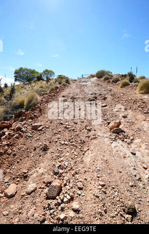 Circuit 4 x 4 jusqu'à Ridge Top, Arkaroola Resort and Wilderness Sanctuary, Flinders Ranges, Australie méridionale, Australie méridionale Banque D'Images