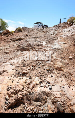 Circuit 4 X 4 JusQu'À Ridge Top, Arkaroola Resort And Wilderness Sanctuary, Flinders Ranges, Australie Méridionale Banque D'Images