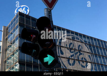 Le siège social de GE Money Bank, signer Prague Praha République Tchèque Banque D'Images