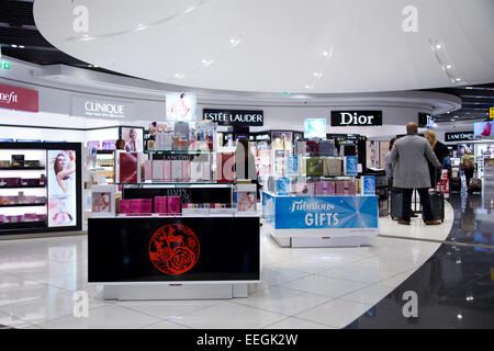 Londres - 9 janvier : l'intérieur de l'aéroport de Stanstead section sur le Janvier 9th, 2015 à Londres, Angleterre, Royaume-Uni. Stans Banque D'Images