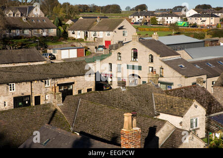 UK, Derbyshire, Tideswell to horizon village, Banque D'Images