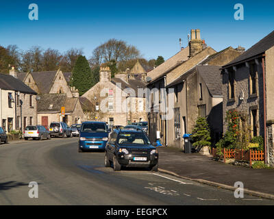 UK, Derbyshire, Buxton Road, Tideswell To Banque D'Images