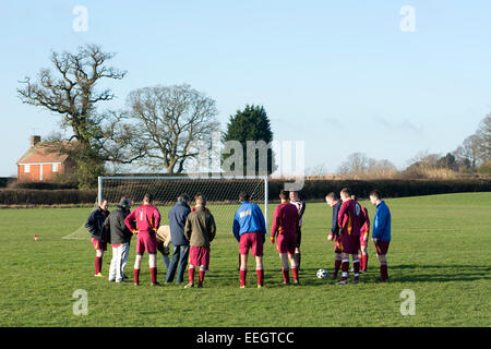 Dimanche Football', parler de l'équipe d'avant-match Banque D'Images