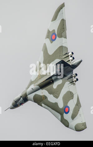 Avro Vulcan XH558 (immatriculation des aéronefs civils G-VLCN) - l'Esprit de Grande-Bretagne - est le monde Seul Vulcan airworthy - 2014 Airshow Banque D'Images