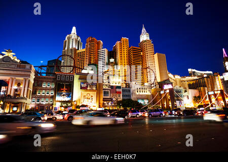 New York new york hotel and casino Las Vegas NEVADA USA Banque D'Images