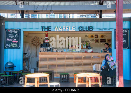 Pop up store au Queen Victoria Market, Melbourne Banque D'Images