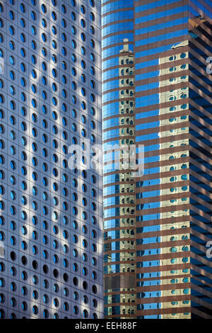 Endroit calme du bâtiment de bureaux à Hong Kong Banque D'Images