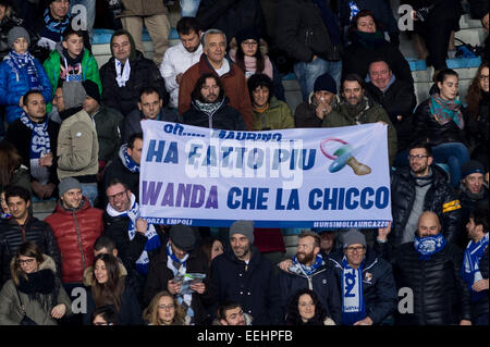 Empoli, Italie. 17 Jan, 2015. Empoli fans Football/soccer : Italien 'Serie' une correspondance entre Empoli FC 0-0 Inter Milan au Stadio Carlo Castellani à Empoli, Italie . © Maurizio Borsari/AFLO/Alamy Live News Banque D'Images