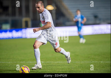 Empoli, Italie. 17 Jan, 2015. Rodrigo Palacio (Inter) Football/soccer : Italien 'Serie' une correspondance entre Empoli FC 0-0 Inter Milan au Stadio Carlo Castellani à Empoli, Italie . © Maurizio Borsari/AFLO/Alamy Live News Banque D'Images