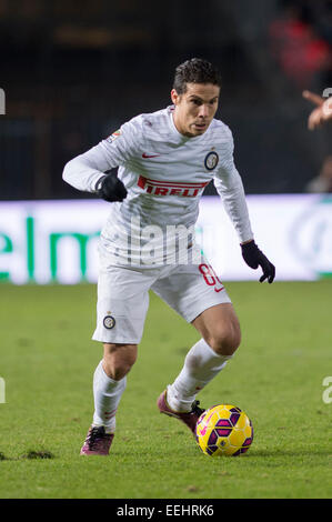 Empoli, Italie. 17 Jan, 2015. Hernanes (Inter) Football/soccer : Italien 'Serie' une correspondance entre Empoli FC 0-0 Inter Milan au Stadio Carlo Castellani à Empoli, Italie . © Maurizio Borsari/AFLO/Alamy Live News Banque D'Images