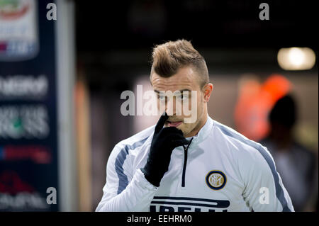 Empoli, Italie. 17 Jan, 2015. Xherdan Shaqiri (Inter) Football/soccer : Italien 'Serie' une correspondance entre Empoli FC 0-0 Inter Milan au Stadio Carlo Castellani à Empoli, Italie . © Maurizio Borsari/AFLO/Alamy Live News Banque D'Images