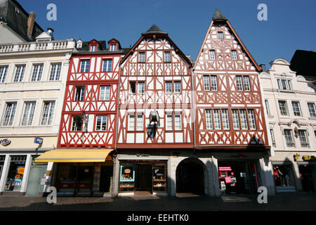 Maisons à colombages à Trèves, Allemagne Banque D'Images