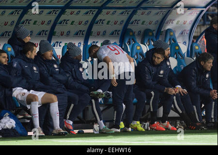 Empoli, Italie. 17 Jan, 2015. Xherdan Shaqiri (Inter) Football/soccer : Italien 'Serie' une correspondance entre Empoli FC 0-0 Inter Milan au Stadio Carlo Castellani à Empoli, Italie . © Maurizio Borsari/AFLO/Alamy Live News Banque D'Images