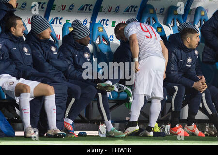 Empoli, Italie. 17 Jan, 2015. Xherdan Shaqiri (Inter) Football/soccer : Italien 'Serie' une correspondance entre Empoli FC 0-0 Inter Milan au Stadio Carlo Castellani à Empoli, Italie . © Maurizio Borsari/AFLO/Alamy Live News Banque D'Images