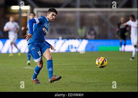 Empoli, Italie. 17 Jan, 2015. Federico Barba (Empoli) Football/soccer : Italien 'Serie' une correspondance entre Empoli FC 0-0 Inter Milan au Stadio Carlo Castellani à Empoli, Italie . © Maurizio Borsari/AFLO/Alamy Live News Banque D'Images