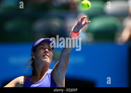 Melbourne, Australie. 19 Jan, 2015. Ana Ivanovic (SRB) Tennis : l'Open d'Australie 2015 Tournoi de tennis féminin Journée 1 à Melbourne, Australie . Credit : Yohei Osada/AFLO SPORT/Alamy Live News Banque D'Images