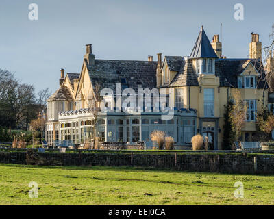 Le Cochon - sur la plage country house hotel, Studland, Dorset, England, UK Banque D'Images