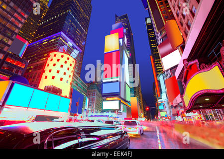 Times Square Manhattan New York toutes les annonces nous supprimé Banque D'Images