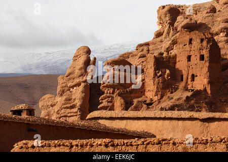 Gorges du Dadès. Vallée du Dadès. Le Maroc. L'Afrique du Nord. Afrique du Sud Banque D'Images