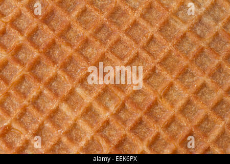 Close up image of sweet waffle Banque D'Images