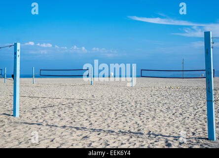 Beach-volley. South Mission Beach, San Diego, California, United States. Banque D'Images