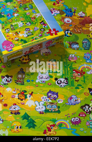 Moshi Monsters moshling mega puzzle 100 pièces Banque D'Images