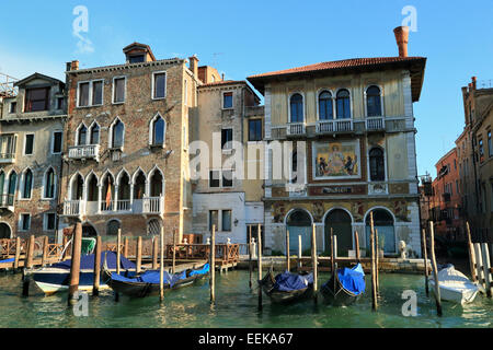 Palazzo Benzon Semitecolo Orio et Palazzo Salviati Banque D'Images