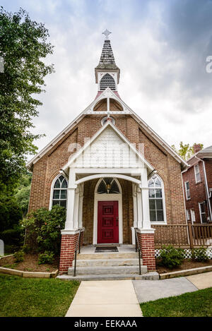 Saint Stephen's Episcopal Church, rue Principale, Romney, West Virginia Banque D'Images