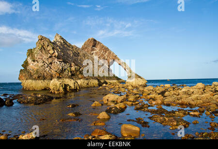 Fiddle Bow, Portnockie Rock,Ecosse Banque D'Images