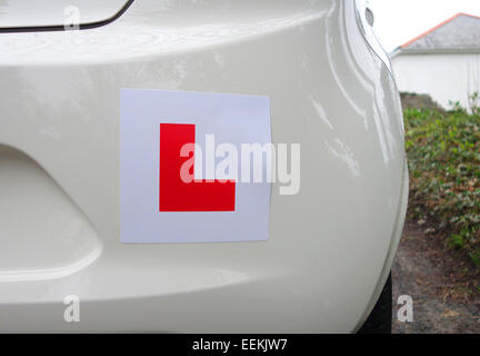 Plaques Magnétiques L & P Pour Voiture - Panneaux D'apprenti Conducteur Amovibles