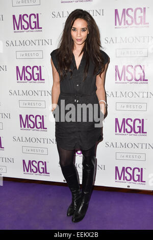 Londres, Royaume-Uni. 19 janvier, 2015. Hannah actrice assiste à l'John-Kamen MediaSkin Gifting Lounge à Salmontini 1 Pont St, Belgravia, Londres. Credit : Voir Li/Alamy Live News Banque D'Images