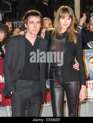 Londres, Royaume-Uni. 19 Jan, 2015. Miles Kane assiste à la première UK de MORTDECAI à l'Empire Leicester Square, Londres. Photo par Julie Edwards Banque D'Images